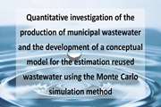 Quantitative investigation of the production of municipal wastewater and the development of a conceptual model for the estimation reused wastewater using the Monte Carlo simulation method